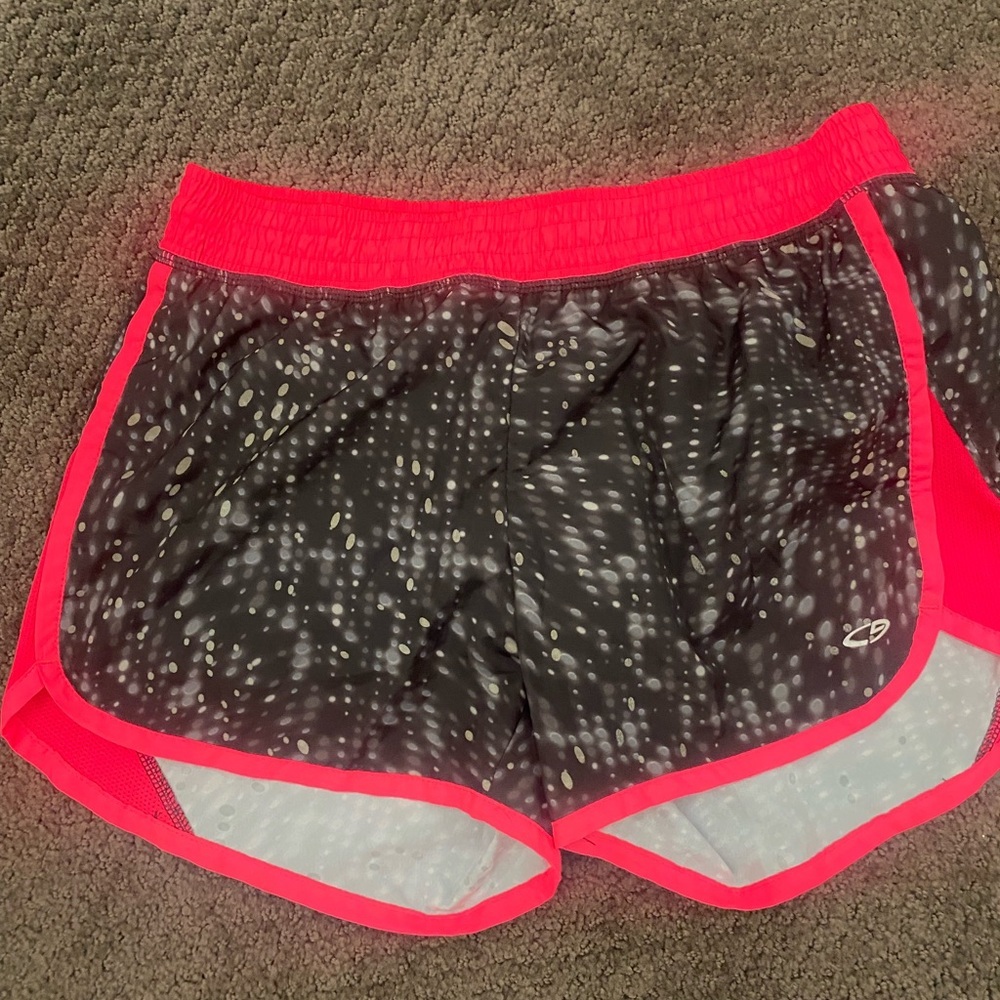 Champion Women's Black and‎ Pink Athletic Shorts